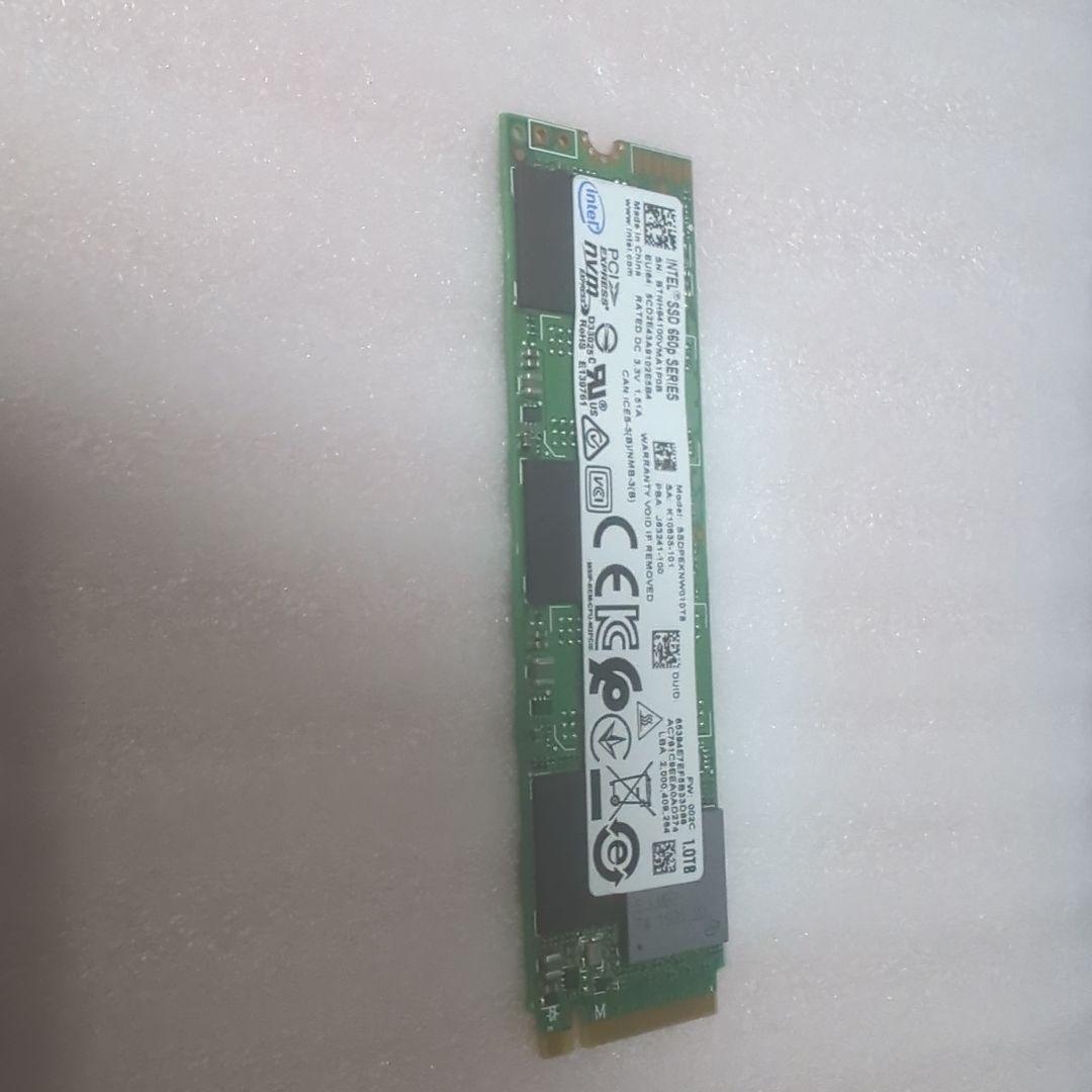 内蔵型SSD Intel SSD 660p 1TB M.2 SSDPEKNW010T8