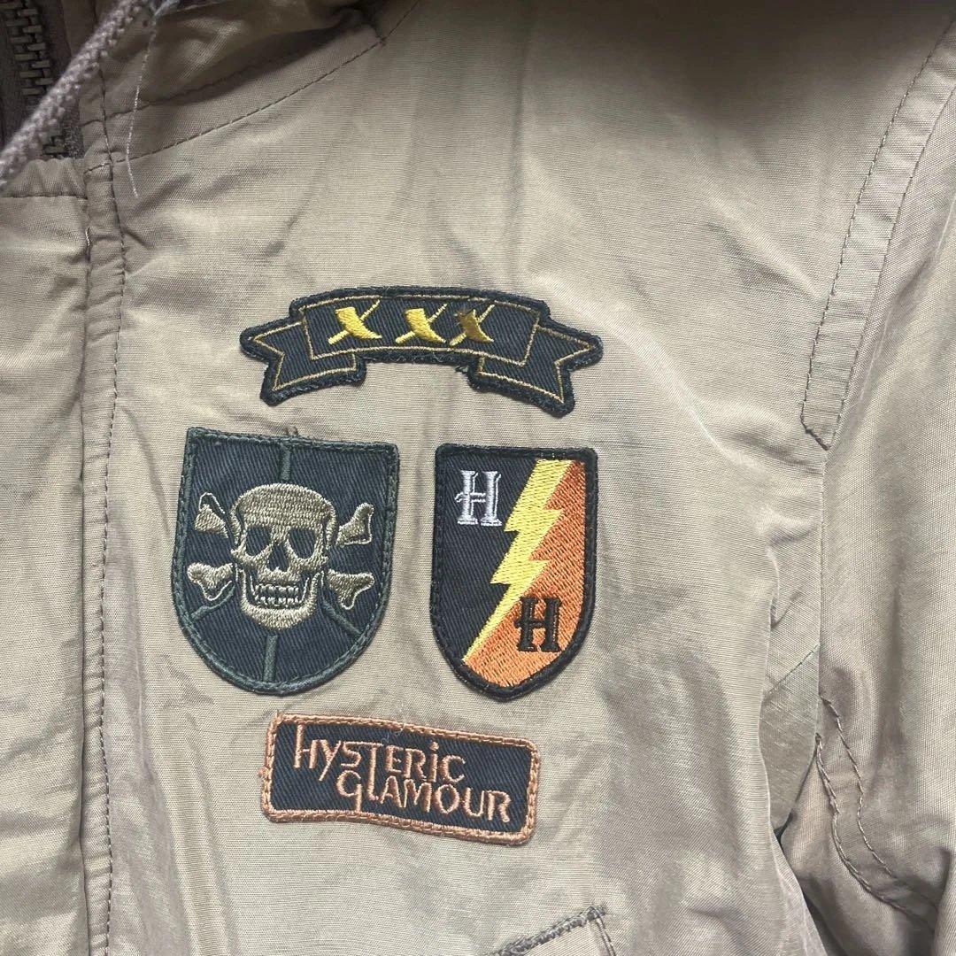 HYSTERIC GLAMOUR N-3B ワッペン　プリマロフト　中綿
