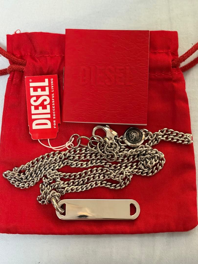 DIESEL ディーゼルロゴチェーンネックレス