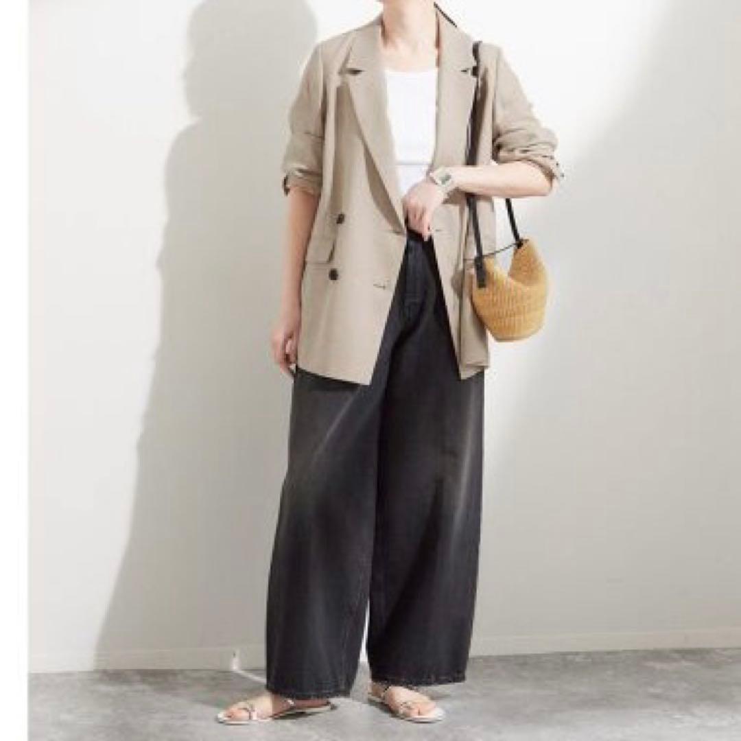 L'ESSAGE アイアス ダブルブレステッドジャケット24SS 美品
