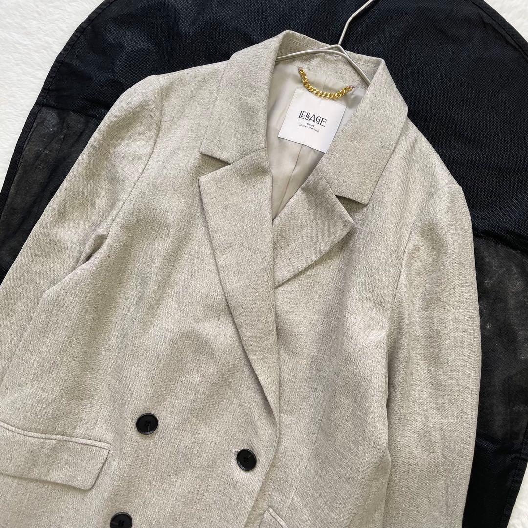 L'ESSAGE アイアス ダブルブレステッドジャケット24SS 美品