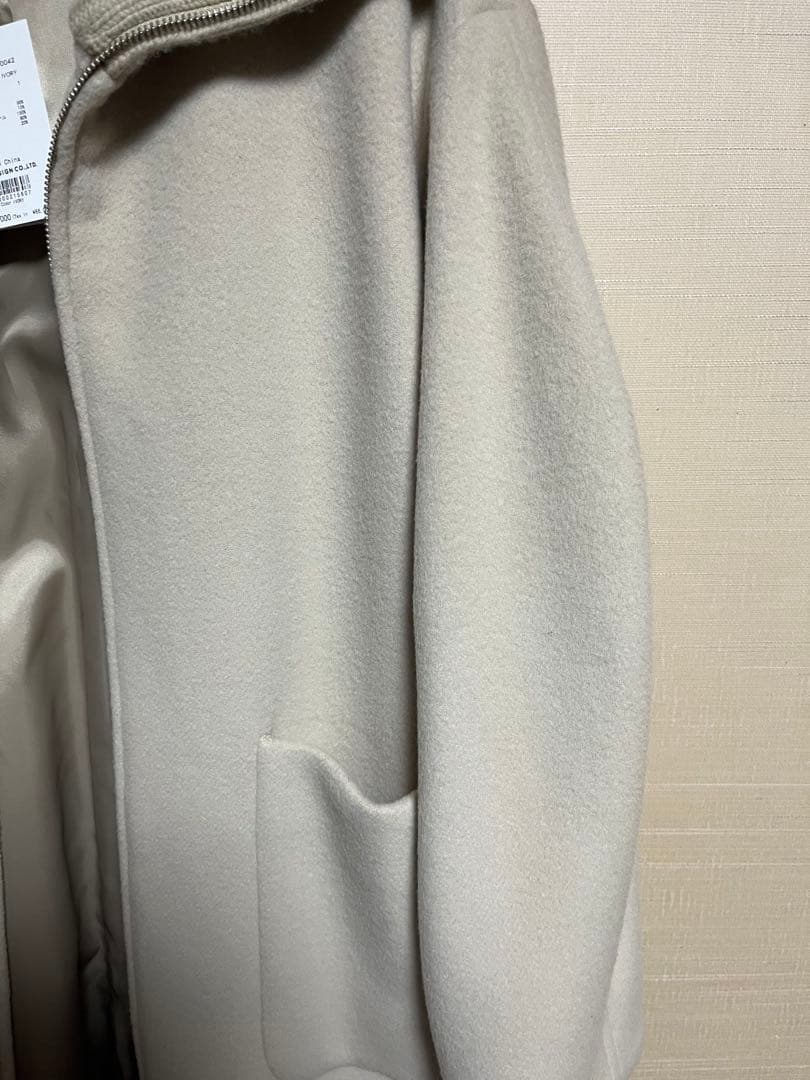 ジャケット・アウター CLANE RIB COLLAR WOOL LONG COAT sise1