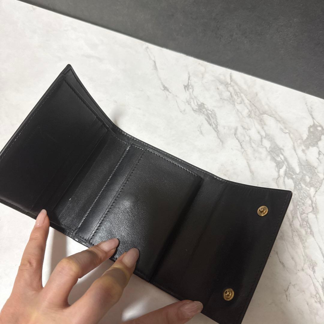 【冨永愛愛用品】セリーヌ レオパード 豹柄 三つ折り 財布【激レア】