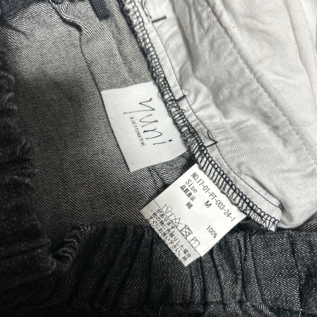 美品yuniユニ10oz デニム　コクーンパンツM 1701PT003241