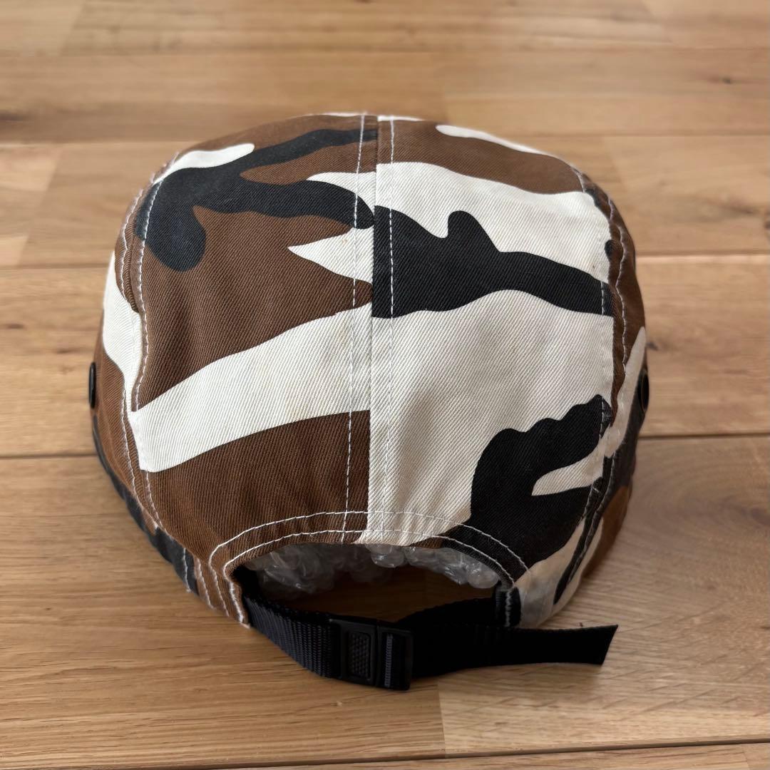【希少】Supreme 16FW Camo Camp Cap キャップ ブラウン