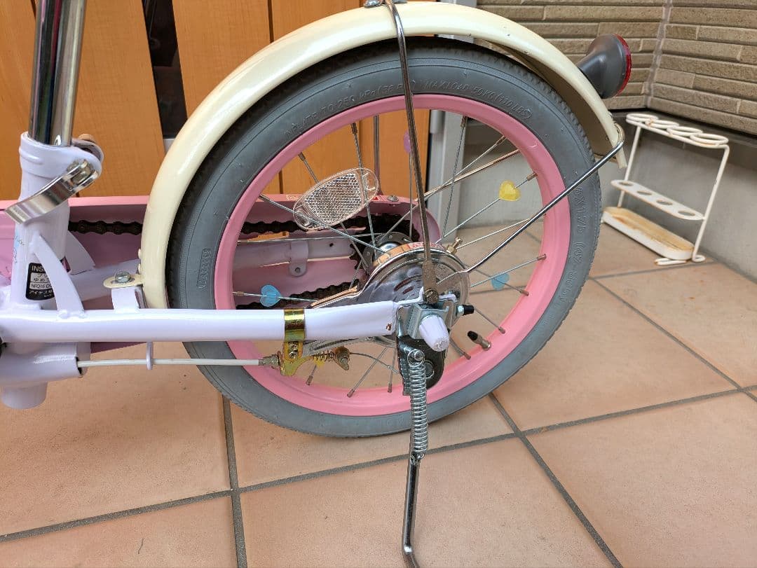 アイデス プリンセス ゆめラブ 16インチ 子供用 自転車 補助輪付き