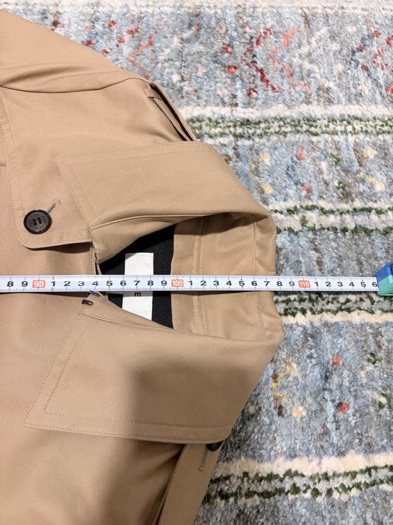 HYKE REGULAR FIT トレンチコート ベージュ サイズ3