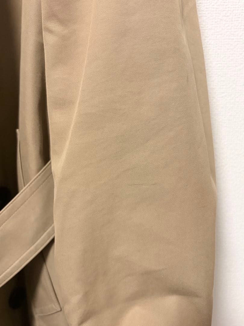HYKE REGULAR FIT トレンチコート ベージュ サイズ3