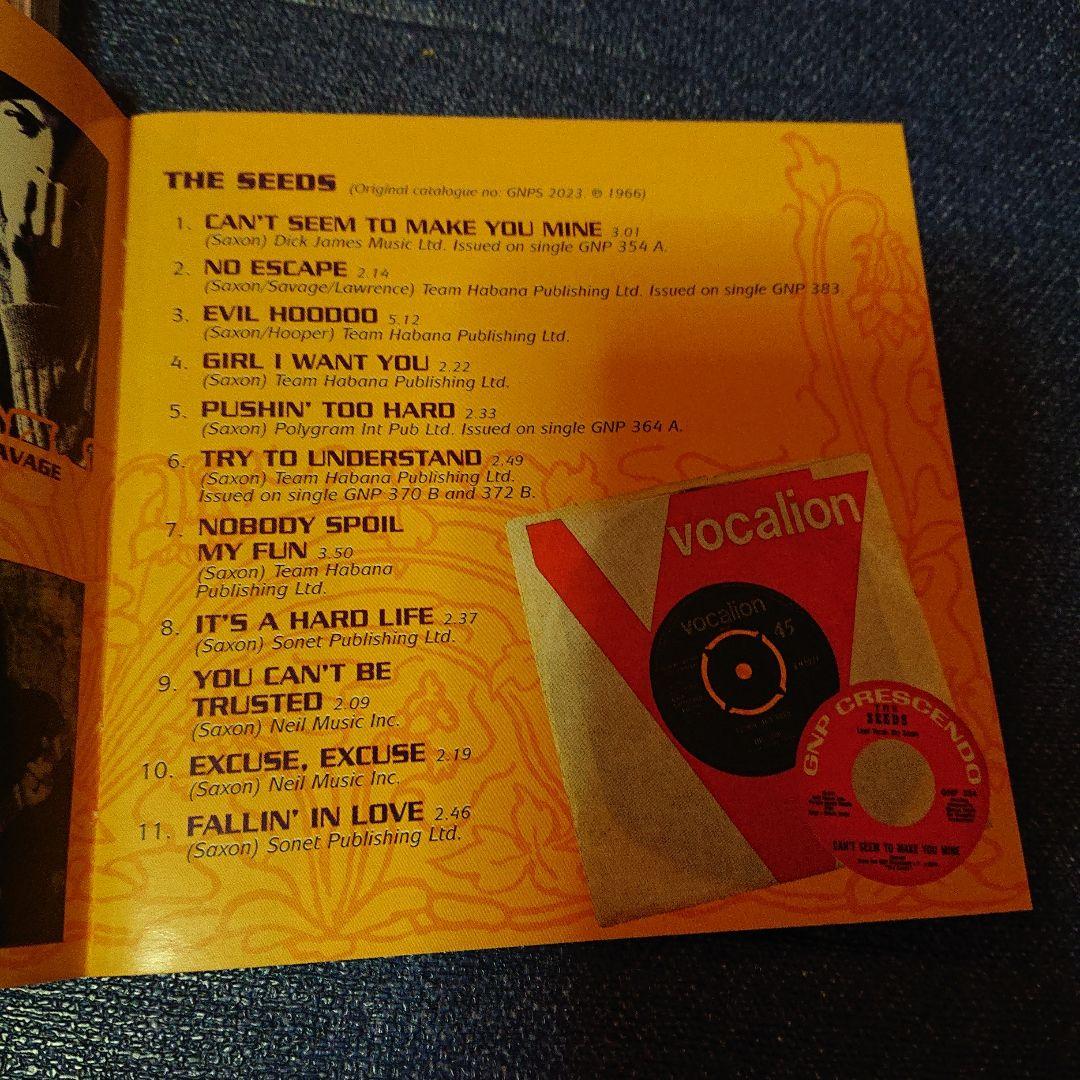 THE SEEDS & A WEB OF SOUND ガレージパンクCD シード
