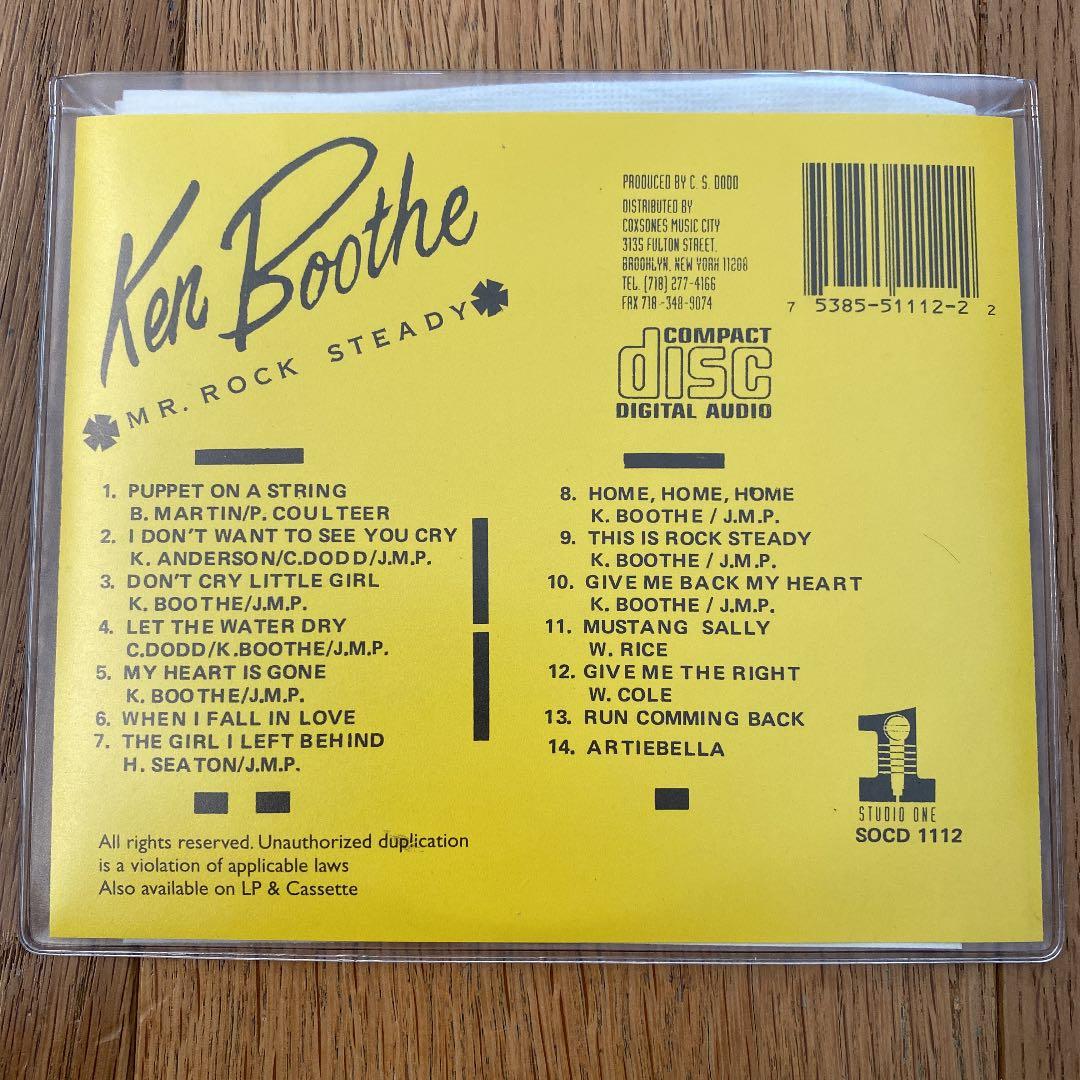 洋楽 Ken Boothe-Mr Rock Steady Studio One
