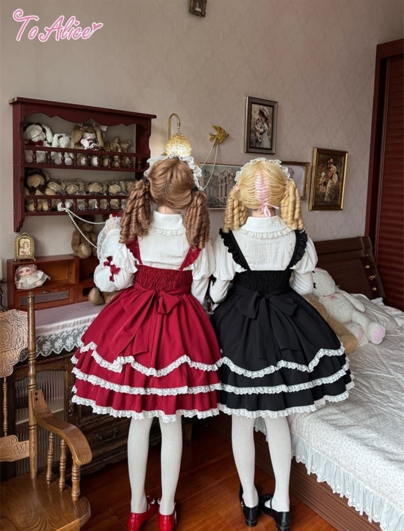 toalice 2025 福袋 ヴィンテージドール　赤　Mサイズ　ロリィタ