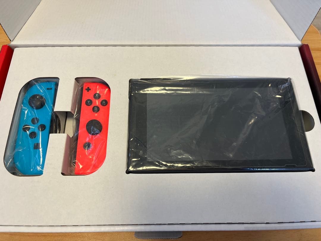 Nintendo Switch 本体 青/赤 ジョイコン・マイクロSDチップ付き