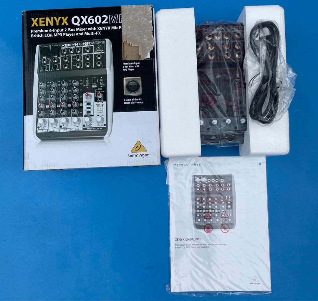 配信機器・PA機器・レコーディング機器 XENYX QX602MP3
