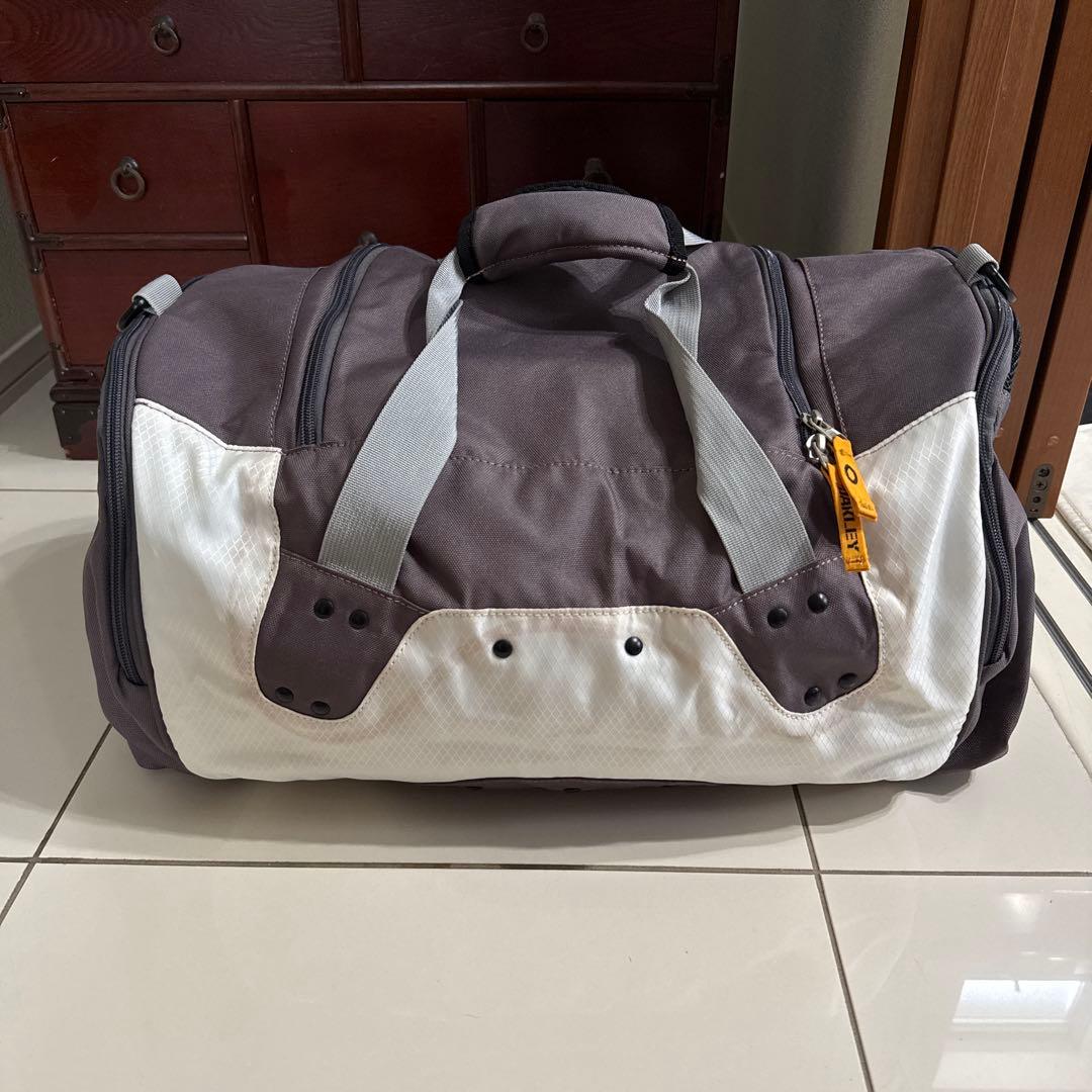 2000's OAKLEY Boston bag バイカラー y2k 刺繍