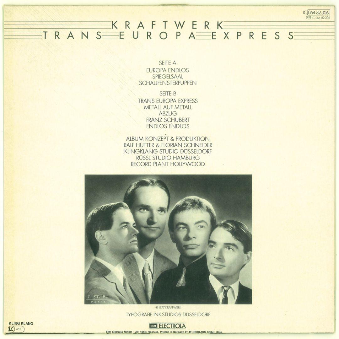 独オリジナル　TRANS EUROPA EXPRESS　Kraftwerk
