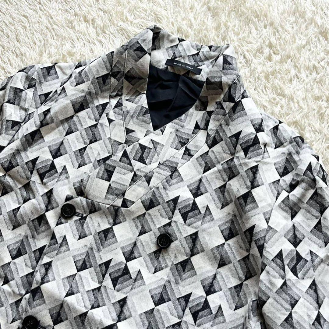 エンポリオアルマーニ　新品　ダブル ジャケット 50 L-XL 伊製　パーティ向