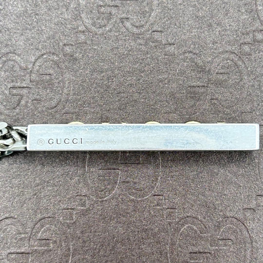 GUCCI グッチ ゴースト バー 喜平チェーン ネックレス