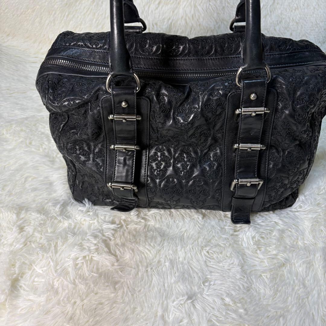THOMAS WYLDE ボストンバック　スカル　シルバー　ブラック