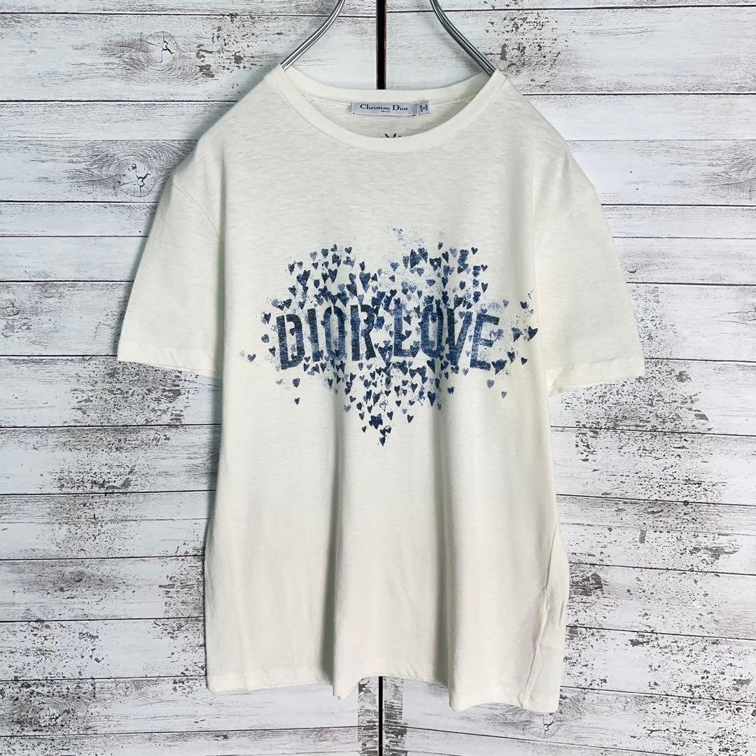 【美品・近年モデル】ディオール　BLUE DOTS 半袖tシャツ　人気デザイン