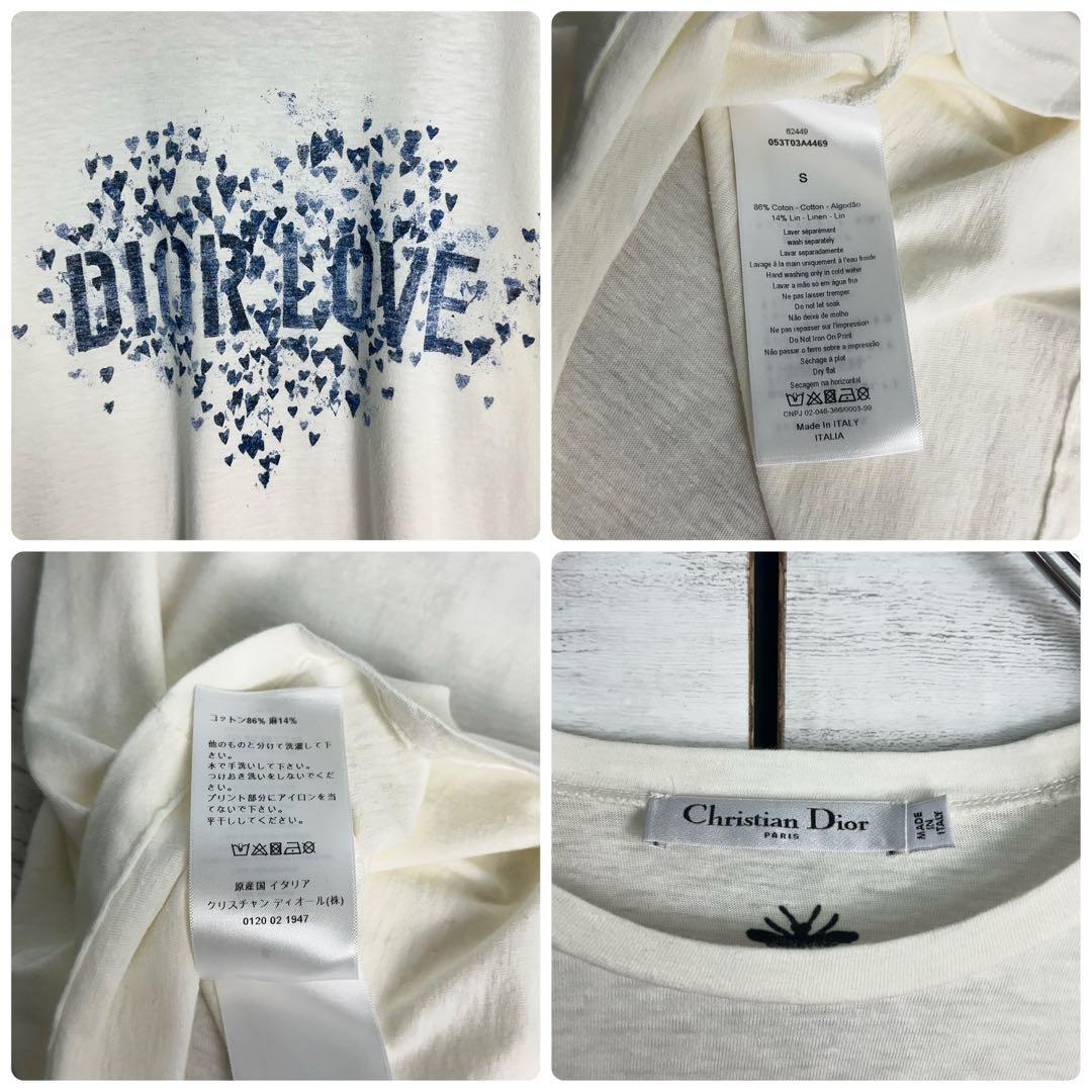 【美品・近年モデル】ディオール　BLUE DOTS 半袖tシャツ　人気デザイン