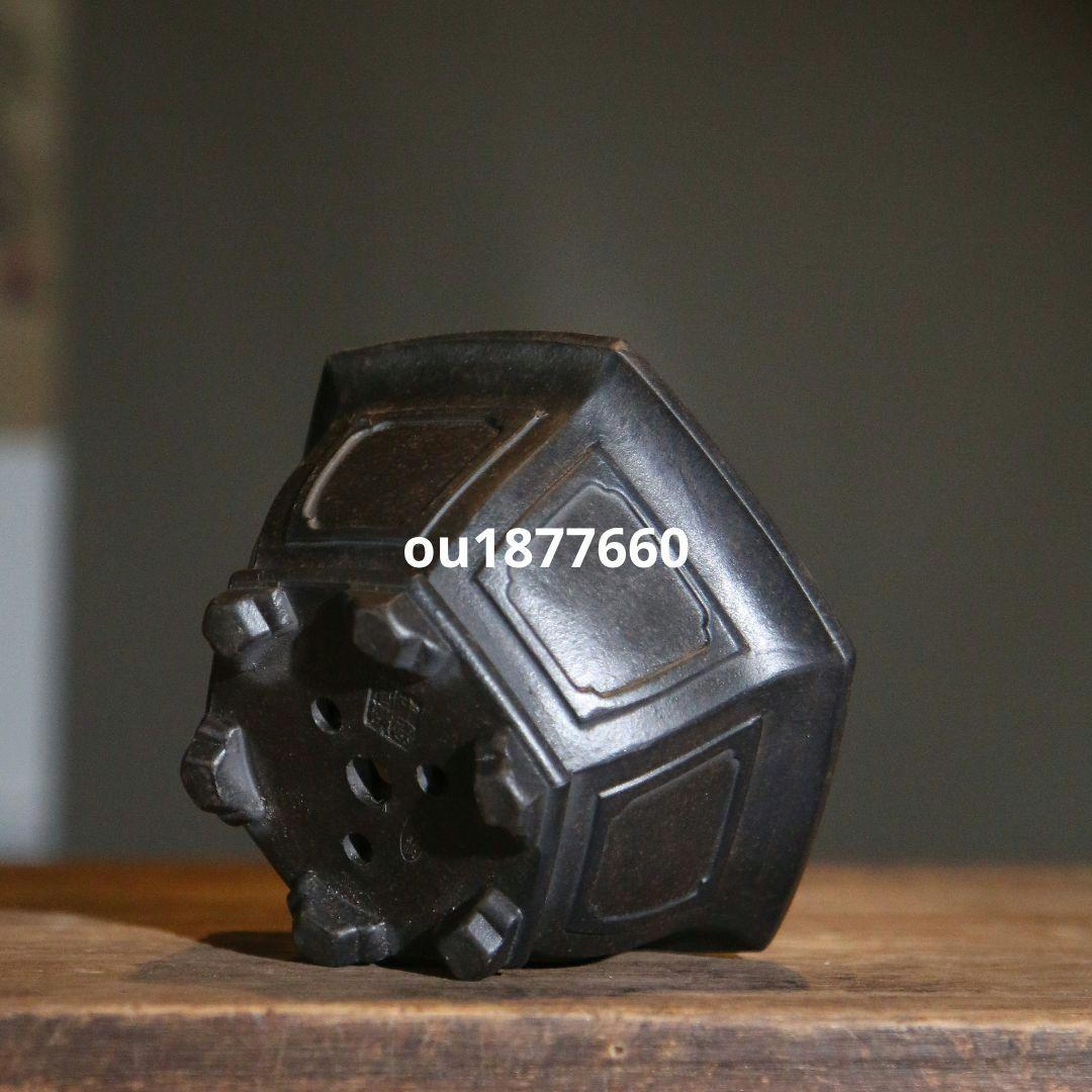 六方六角奎面菖蒲鉢 多肉植物鉢 紫砂鉢 盆栽鉢 植木鉢 小品盆栽鉢 大品盆栽鉢