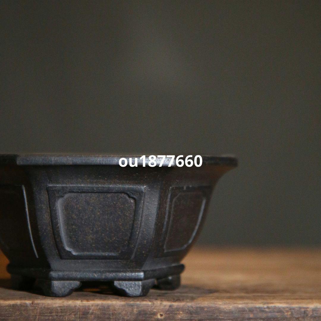 六方六角奎面菖蒲鉢 多肉植物鉢 紫砂鉢 盆栽鉢 植木鉢 小品盆栽鉢 大品盆栽鉢