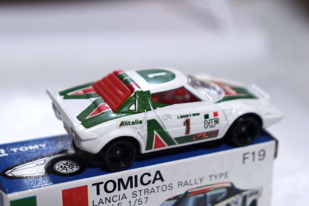 日本製　トミカ　ランチア　ストラトス　ラリータイプ　F19