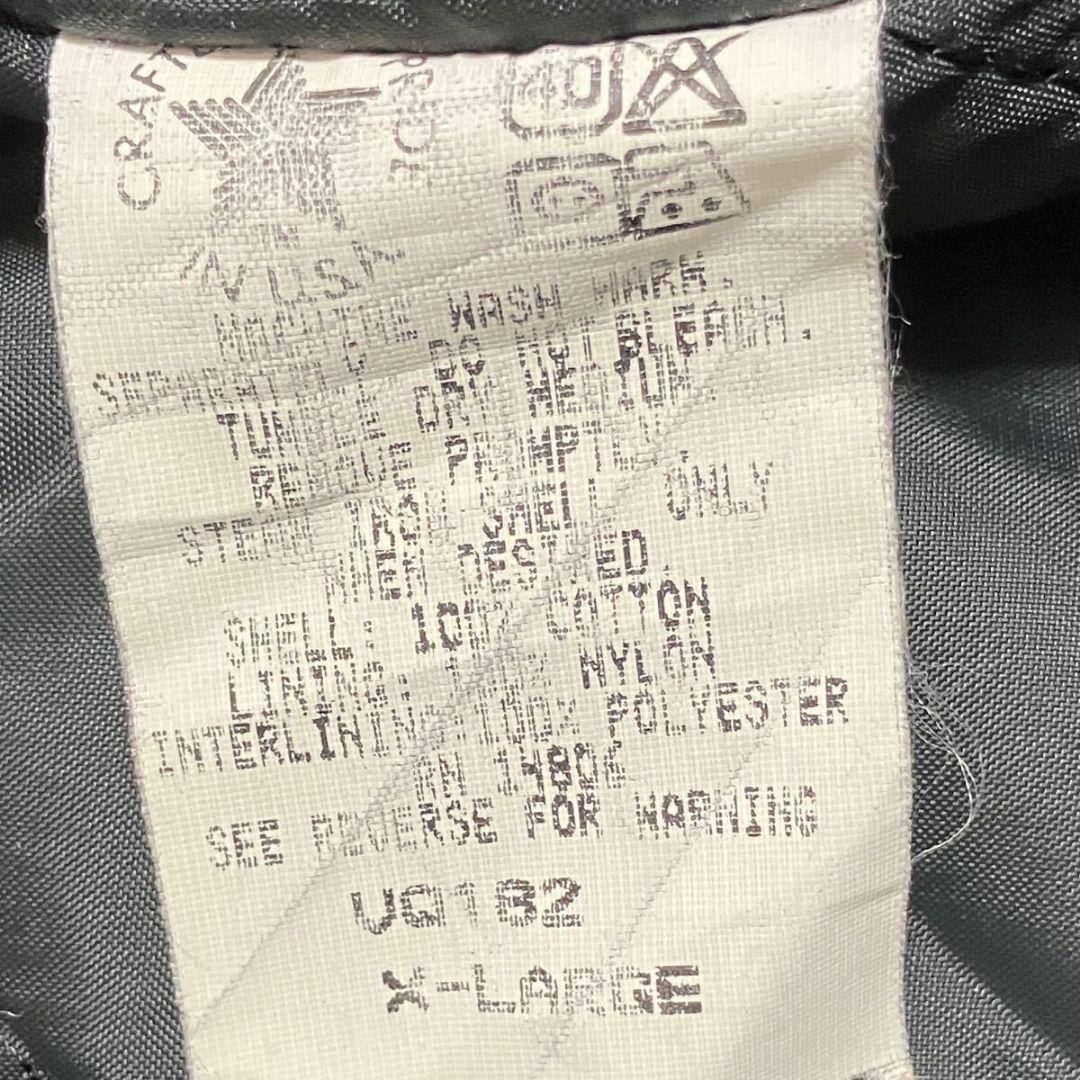 90s USA製 カーハートダックベスト VQ182 STUSSYネイビー/XL