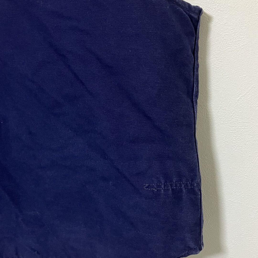 90s USA製 カーハートダックベスト VQ182 STUSSYネイビー/XL