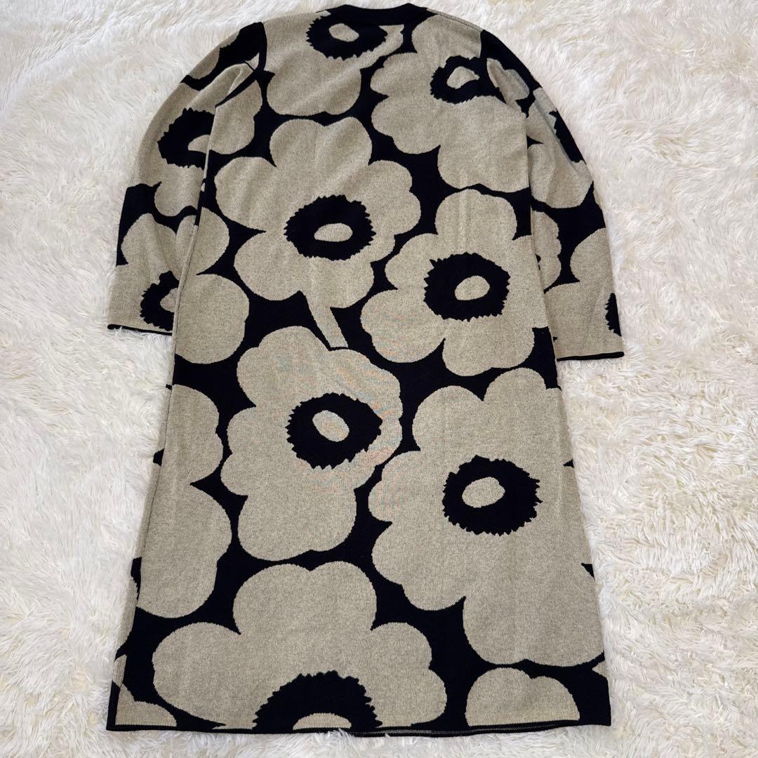 マリメッコ Ennallaan Unikko 花柄 ニットワンピース M 完売品