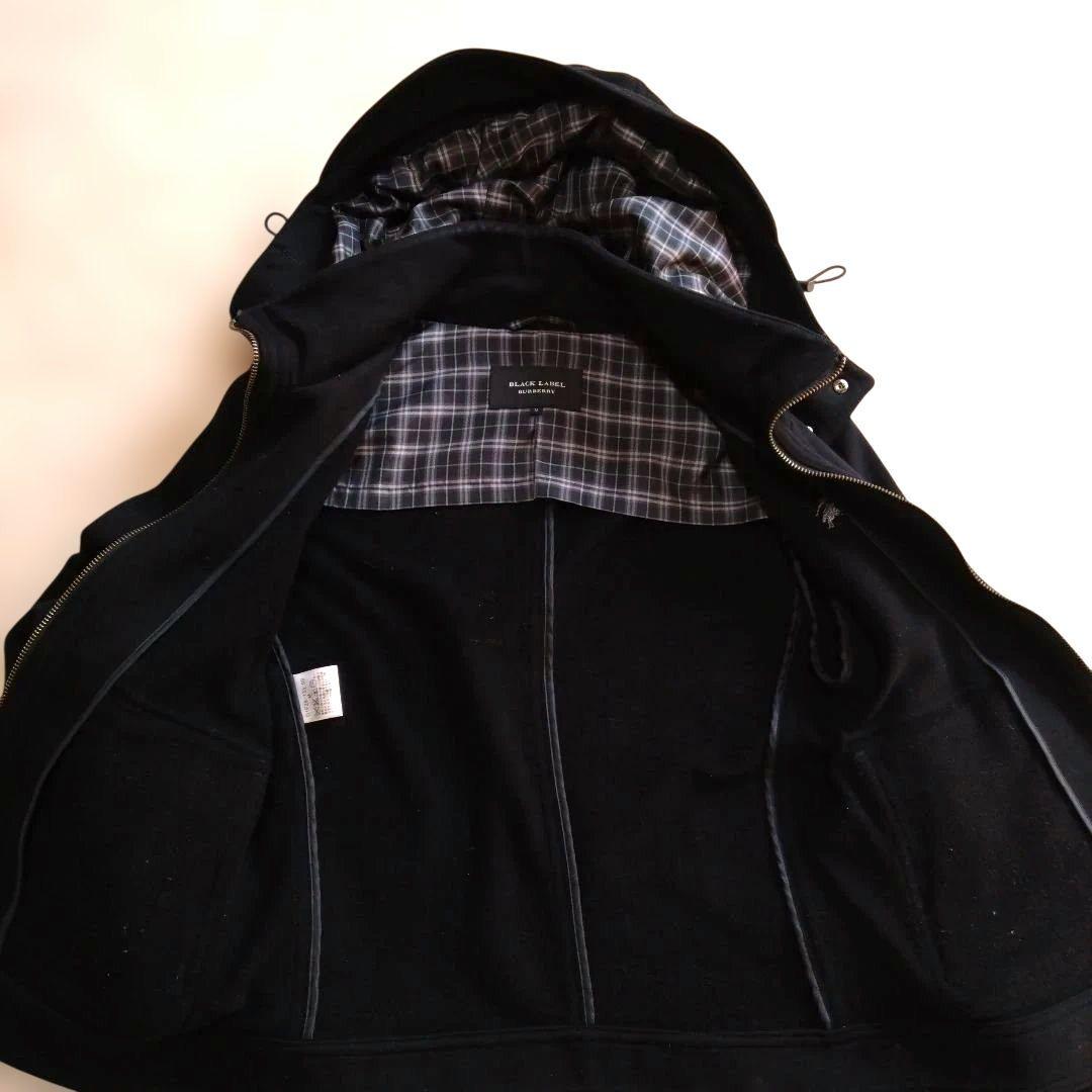 BURBERRY BLACK LABEL ジャケット Mサイズ 黒 ブルゾン 綿