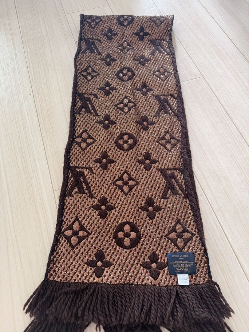 Louis Vuitton ブラウン マフラー