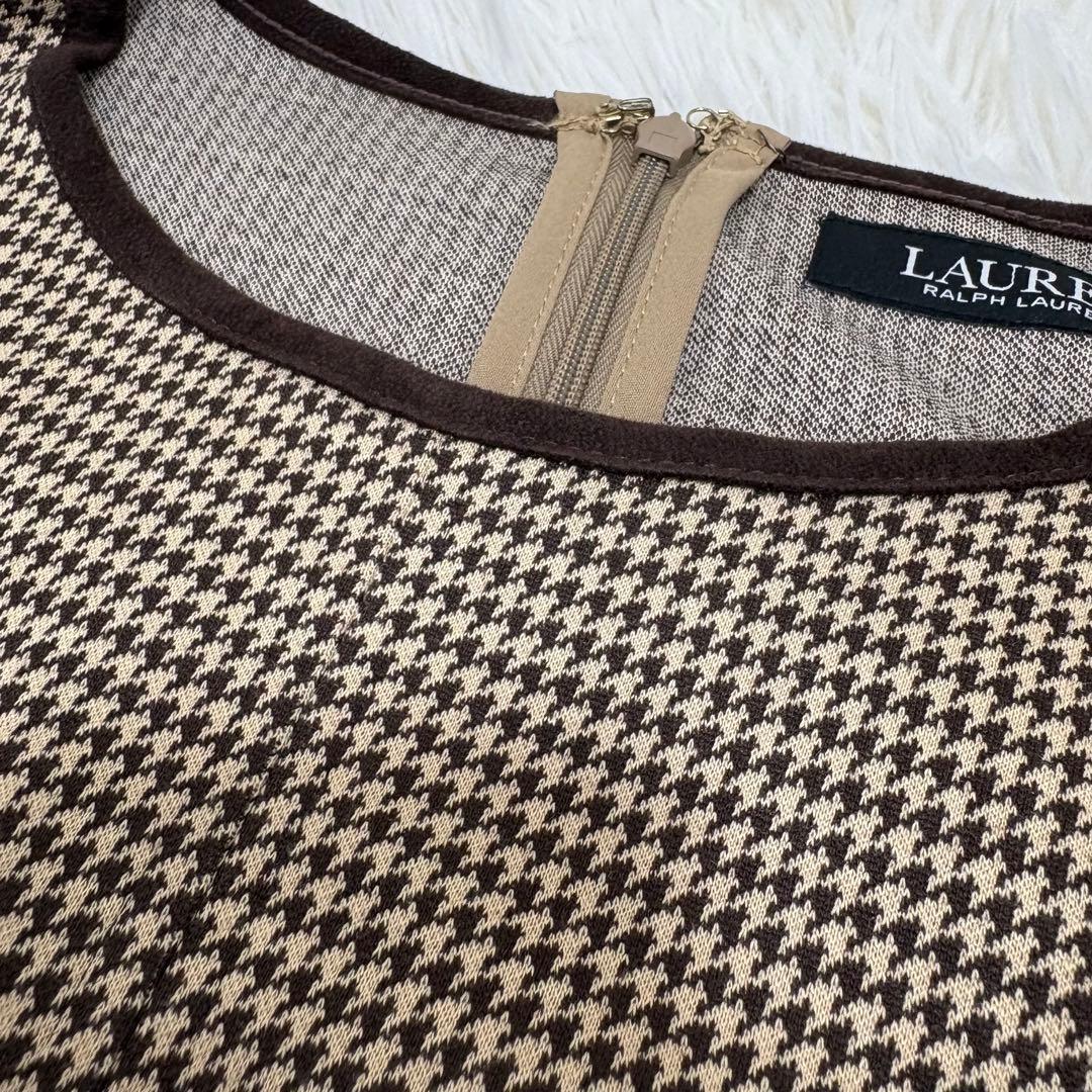 LAUREN RALPH LAUREN ダブルニット ジャカード ドレス