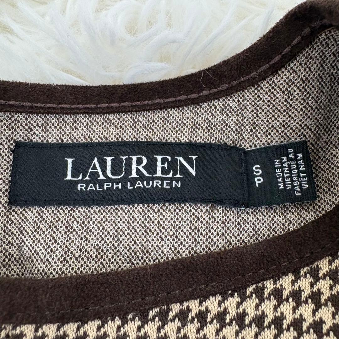 LAUREN RALPH LAUREN ダブルニット ジャカード ドレス