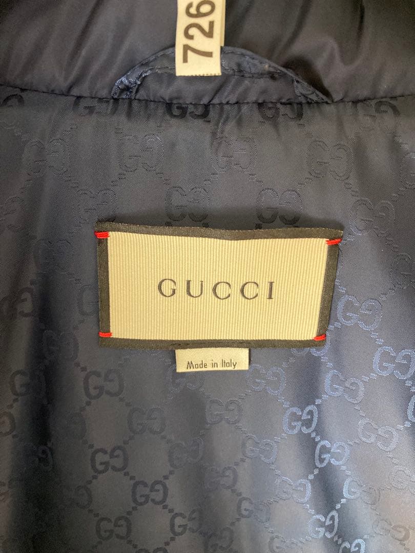GUCCI メンズ フード付き ダウンベスト