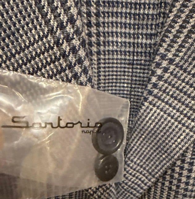 春夏に！定価44万　極上　 Sartorio　　シルク　リネン