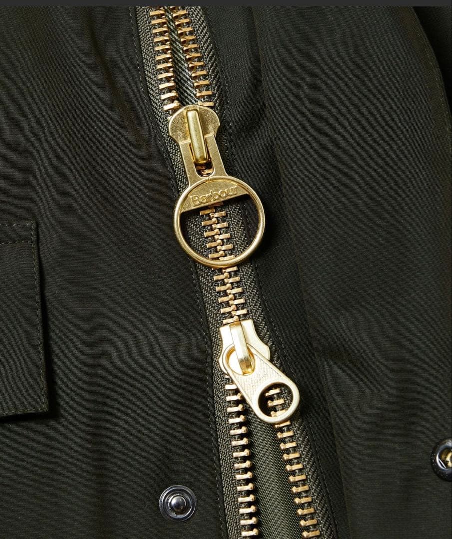 Barbour ダークグリーン ミリタリージャケット Sサイズ 新品