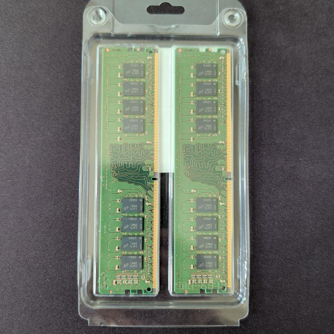 メモリー Crucial 32GB (2x16GB) DDR4-3200 UDIMM