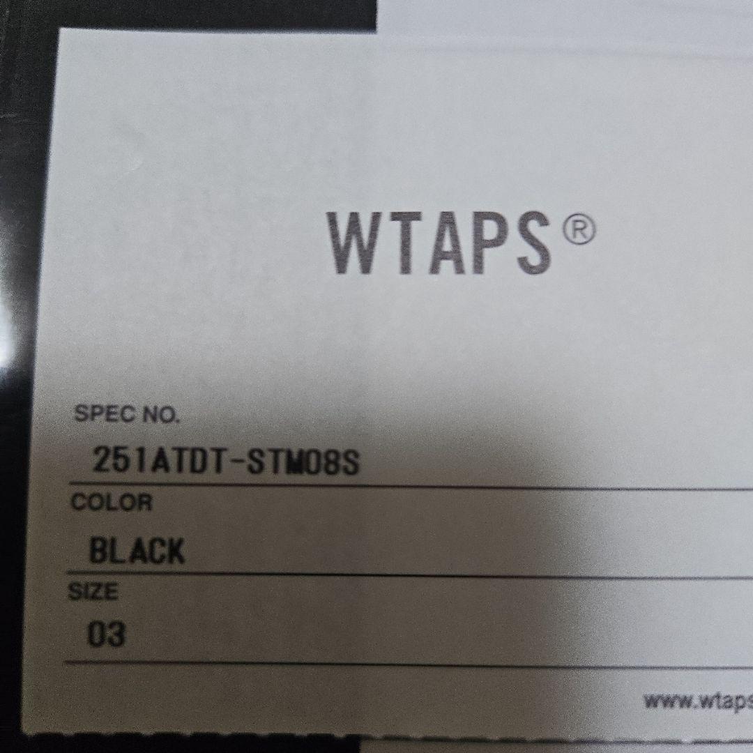 S*t様 WTAPS ブラック Tシャツ サイズ03