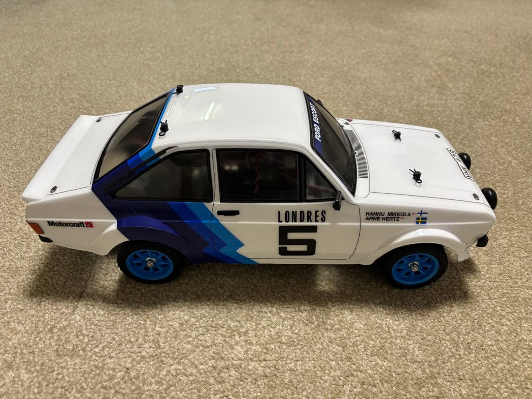 タミヤ 1/10RC フォード エスコート Mk.II ラリーMF-01X