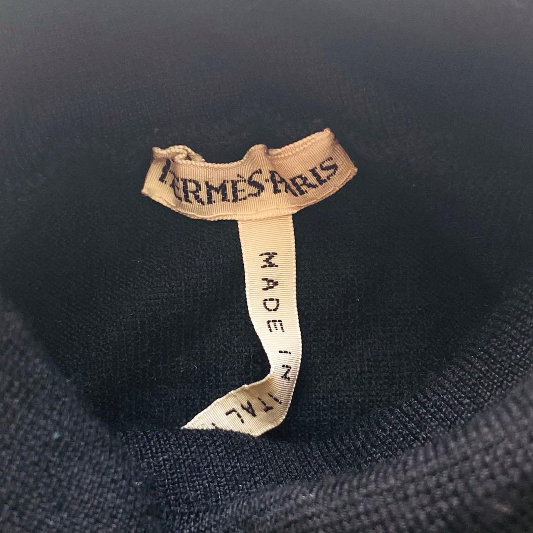 HERMES ニット　ワンピース　黒　マルタンマルジェラ期　XS エルメス