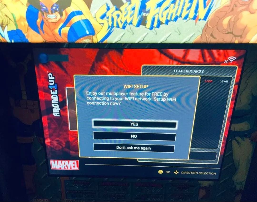 Arcade 1UP X-men VS ストリートファイター WiFi対応