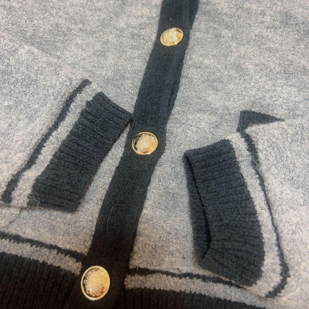 新品未使用herlipto Boucle Bicolor Knit Jacket