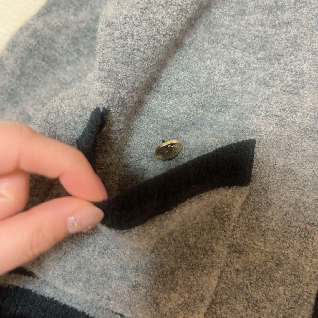 新品未使用herlipto Boucle Bicolor Knit Jacket