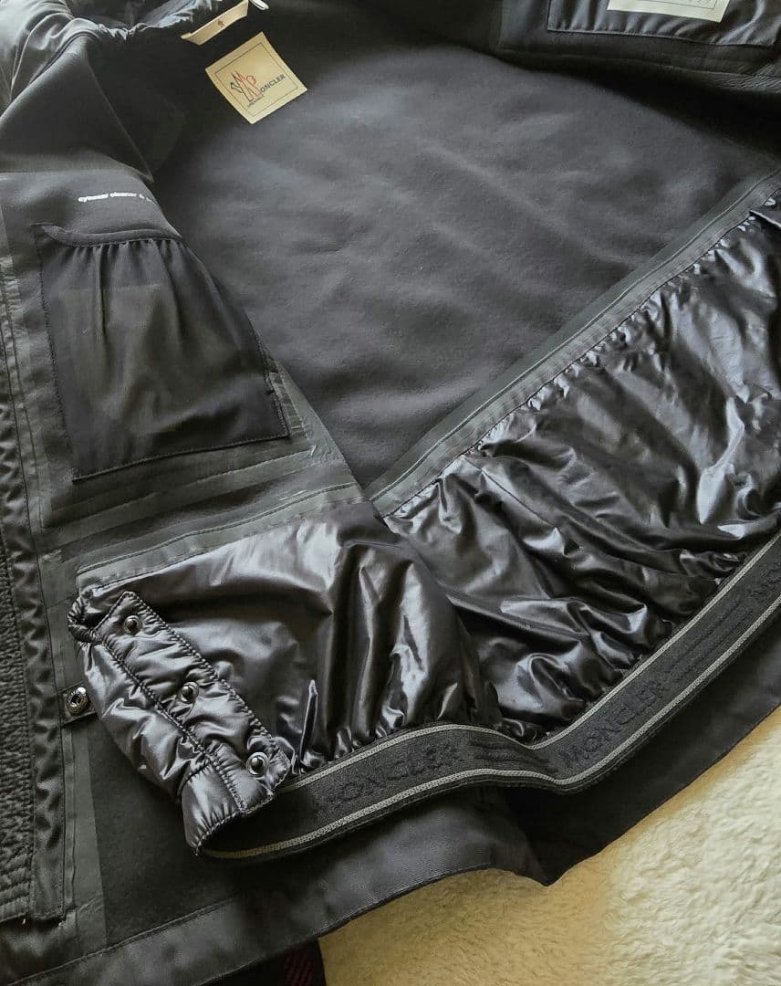 希少 MONCLERグルノーブル ウール ダウン Size3 メンズ