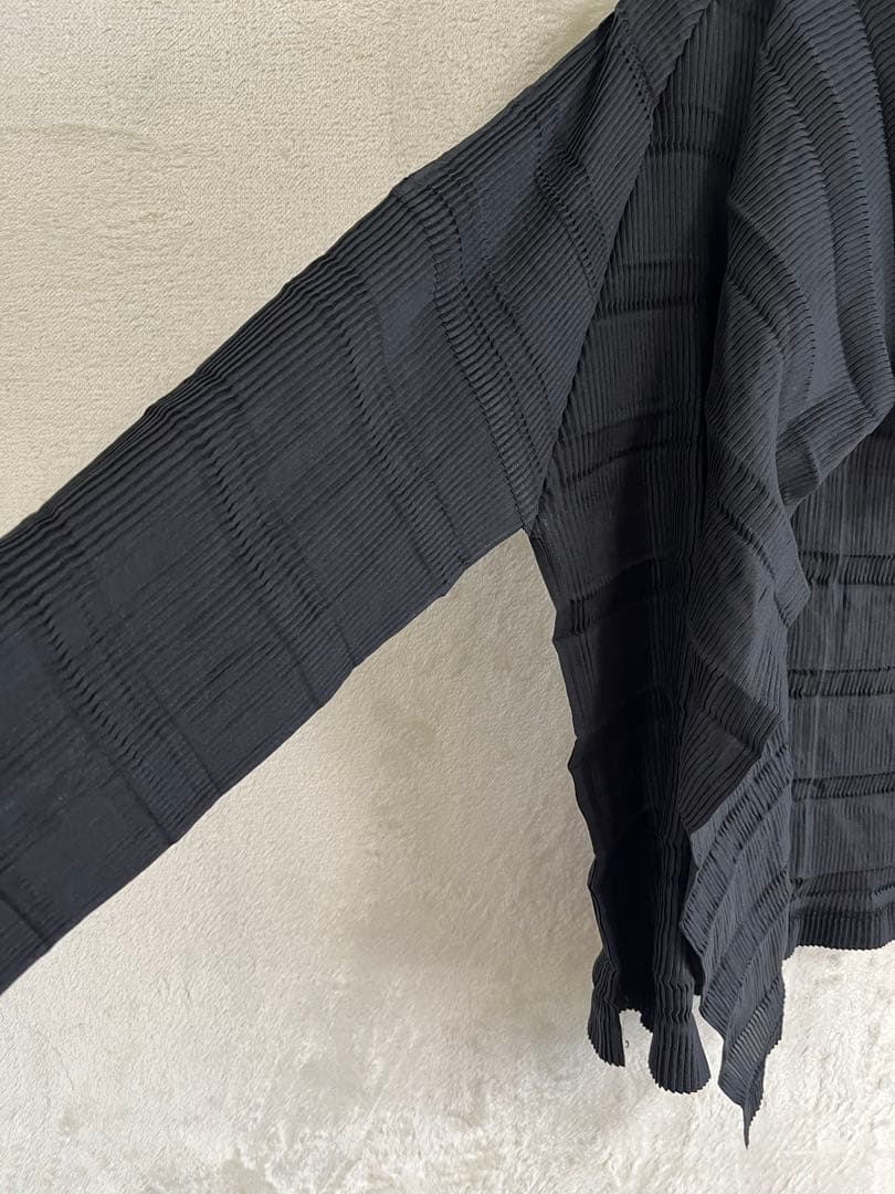 ISSEY MIYAKE イッセイミヤケ　プリーツ　ブラウス　カーディガン
