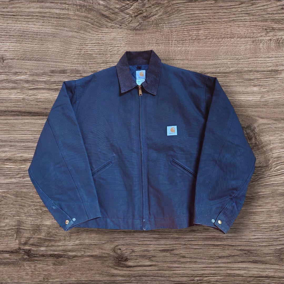 【美品】米国製 Carhartt デトロイトジャケット J80 星タグ 黒