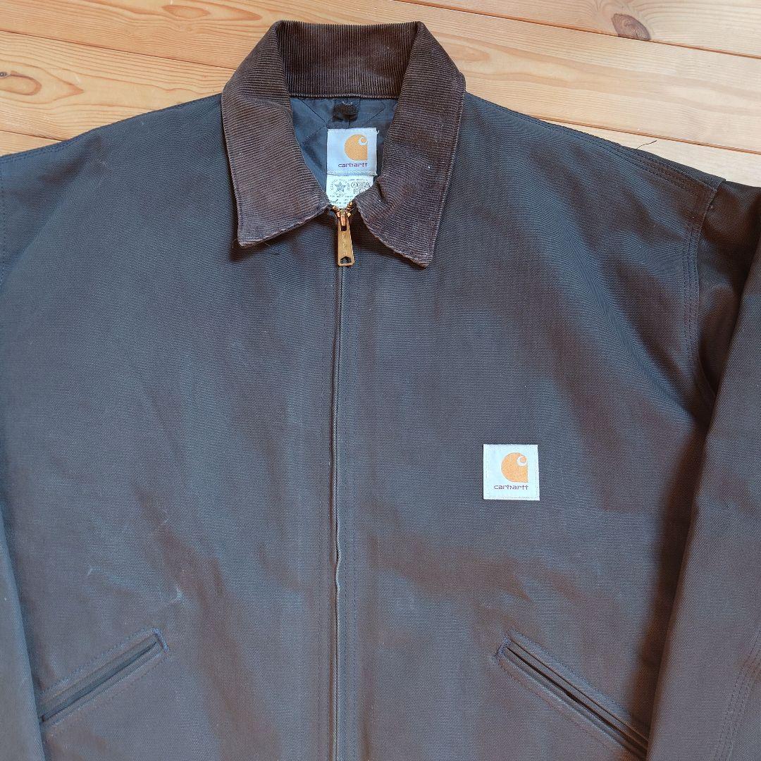 【美品】米国製 Carhartt デトロイトジャケット J80 星タグ 黒