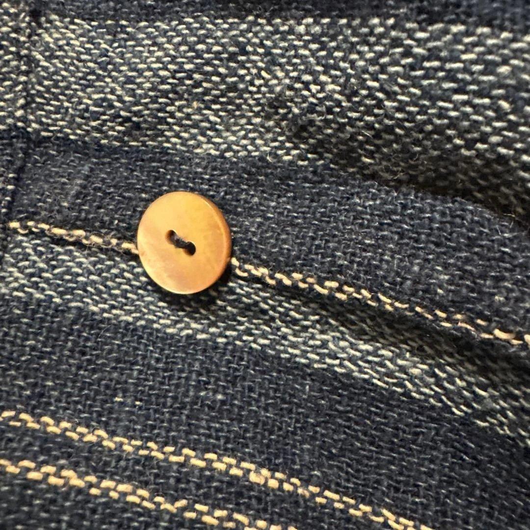 【うさとの服】草木染め 変形トップス 横幅130cm 着用感あり
