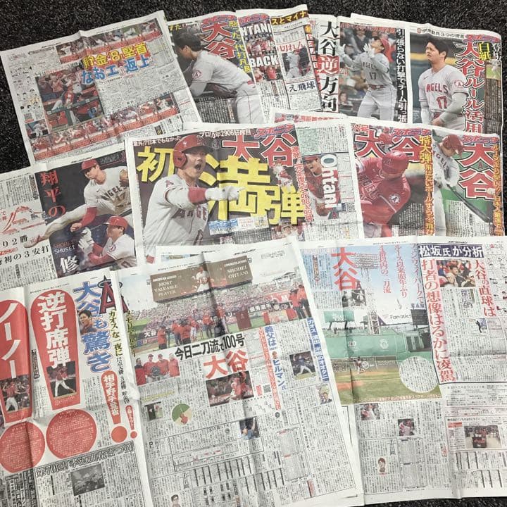 OHTANI SHOHEIさん 活躍スポーツ記事68枚！